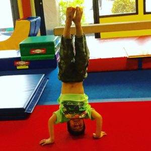 perfecting the headstand