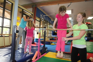 Parallel bar practice